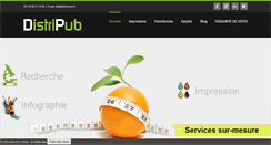 Desktop Screenshot of distripub.fr