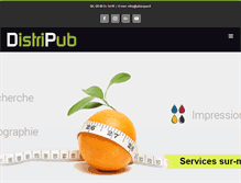 Tablet Screenshot of distripub.fr